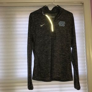 UNC Chapel Hill nike dri-fit pullover 3/4 zip